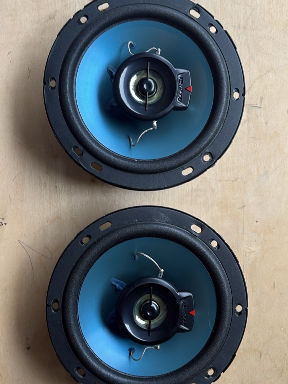 Kenwood Blue Dual Cone Car Speakers